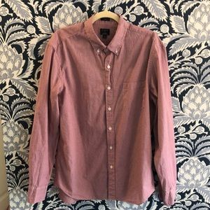 JCREW slim Mens long sleeve dress shirt Large